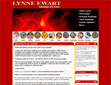 Tablet Screenshot of lynneewart.com